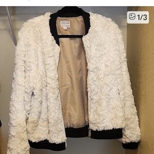 Melrose and Market Cream Teddy Jacket